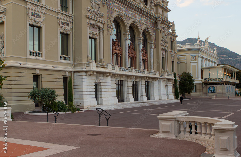 Beautiful architecture in Monte Carlo