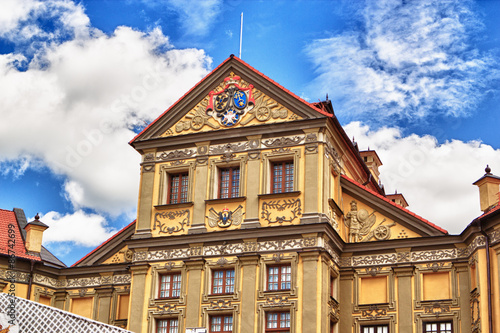 One of the main buildings of the Niasvizh castle in Belarus