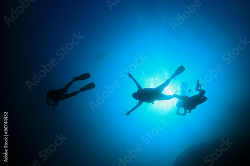 Fototapeta Naklejka Na Ścianę i Meble -  Scuba diving