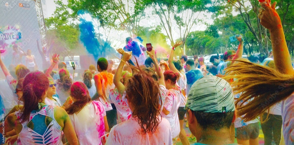 It's fantastic! colorful festival -color run