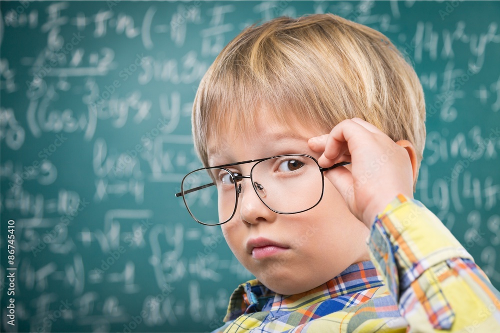 Kid, think, maths. Kid, think, maths.