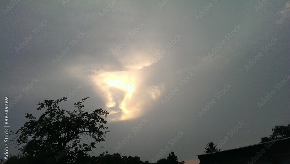 Obraz premium Gewitter