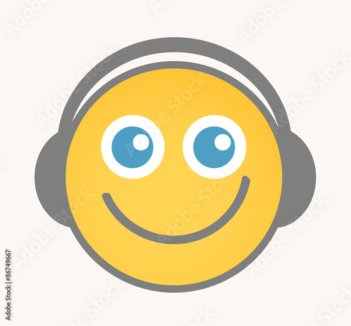 Entertainment - Cartoon Smiley Vector Face