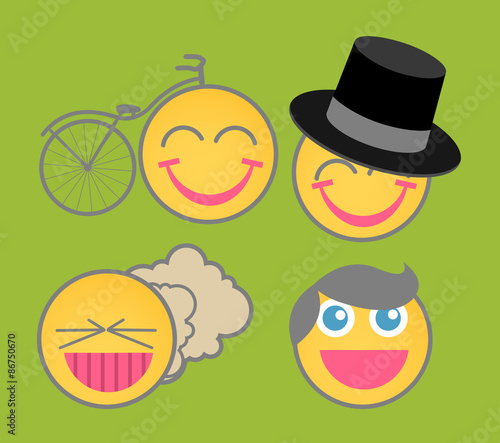 Cartoon Emoticons Vector