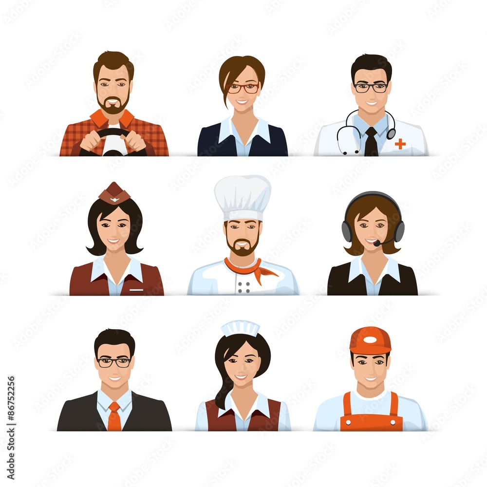 Driver Secretary Doctor Businnesman Cook Builder Driver Secretary Doctor Businnesman Cook Builder