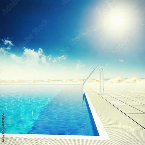 Resort swimming pool © alphaspirit