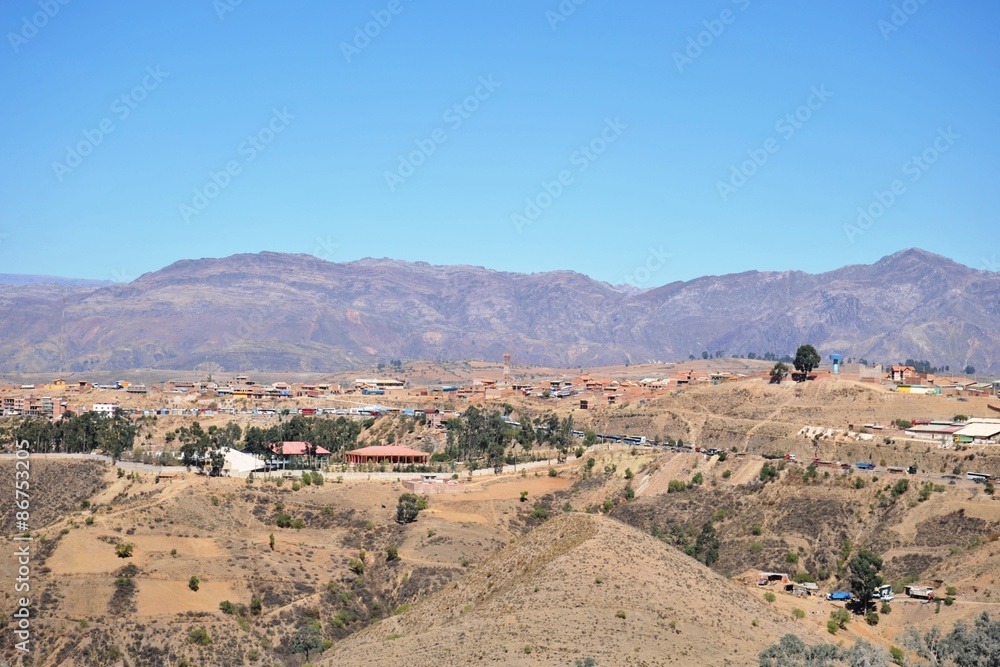 The outskirts of Sucre. The outskirts of Sucre.