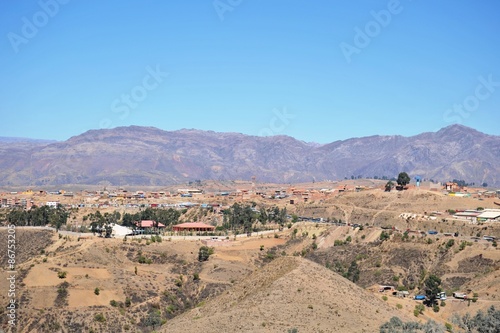The outskirts of Sucre.