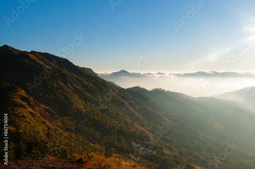 Sunrise in the Hills of Munnar