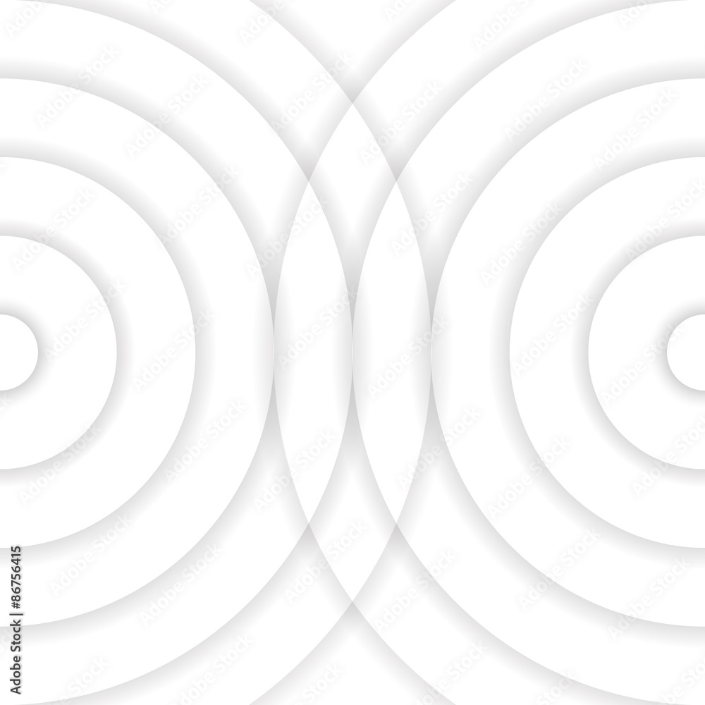 Abstract geometric grey circle background with shadows Abstract geometric grey circle background with shadows