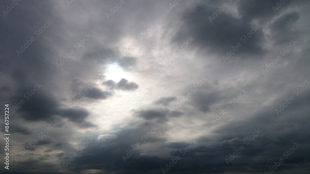 Obraz premium Dark clouds