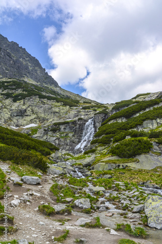 Skok waterfall, High Tatras in Slovakia © huspi