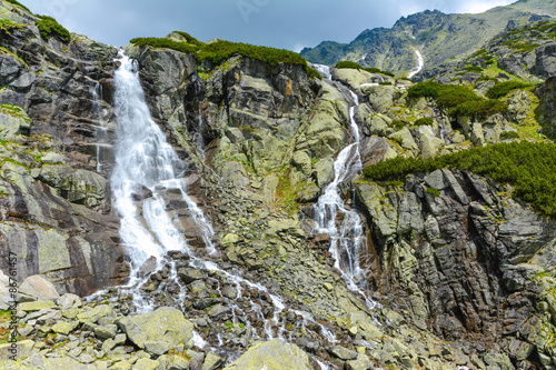 Skok waterfall, High Tatras in Slovakia