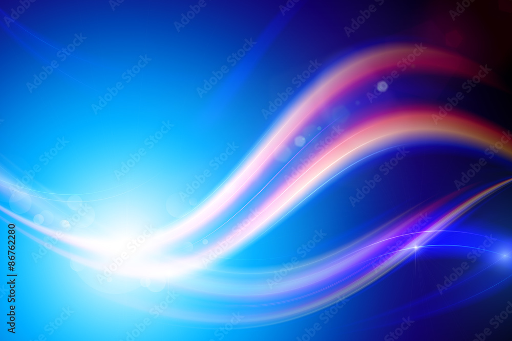 Abstract wavy composition Abstract wavy composition