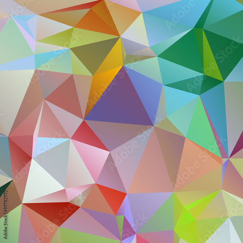 Abstract geometric background of triangular polygons