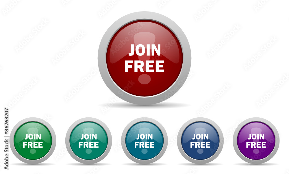 join free vector icons set join free vector icons set