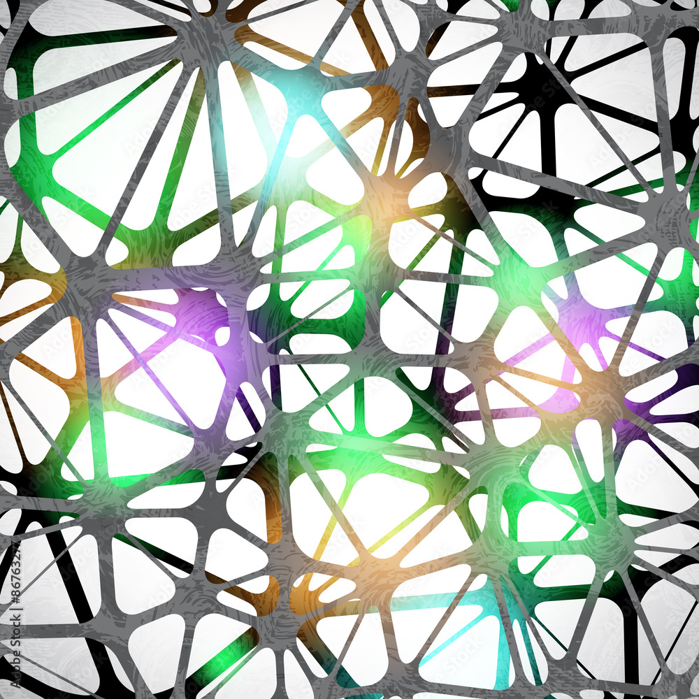 Fototapeta premium neuron cells structure