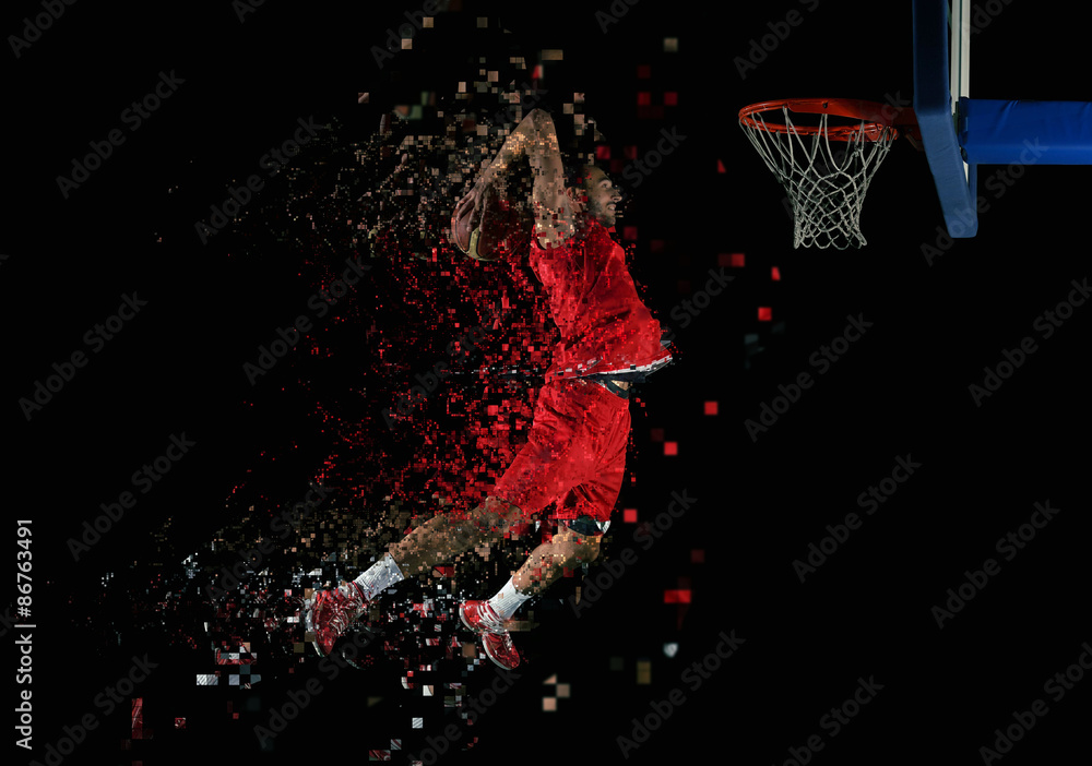 Fototapeta premium basketball player in action