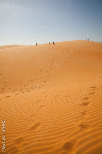 The traveler in the desert