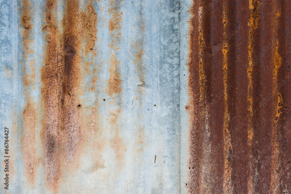 zinc wall dilapidated and rusty zinc wall dilapidated and rusty