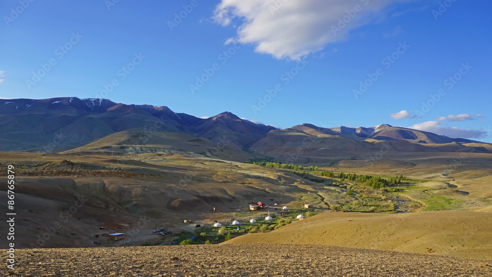 timelapse with nomadic yurt camp in Altay mountains
timelapse with nomadic yurt camp in Altay mountains