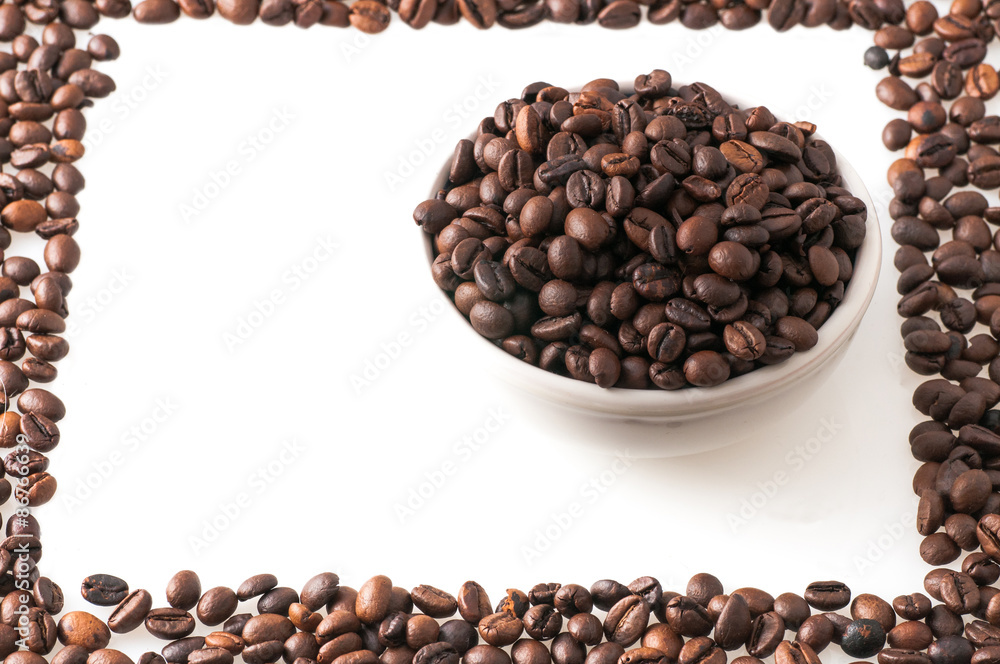 Fototapeta premium picture made with coffee beans