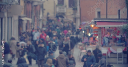 Wallpaper Mural Crowded City Street Torontodigital.ca