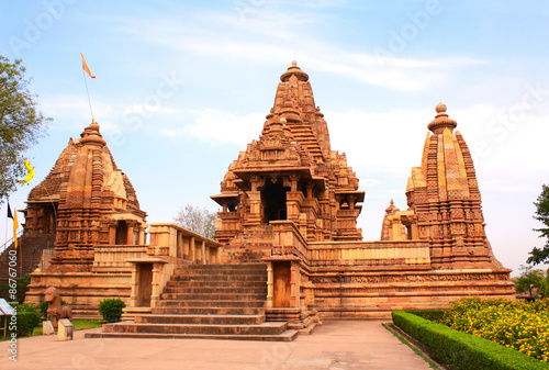 Lakshmana temple in Khajuraho  Madhya Pradesh  India