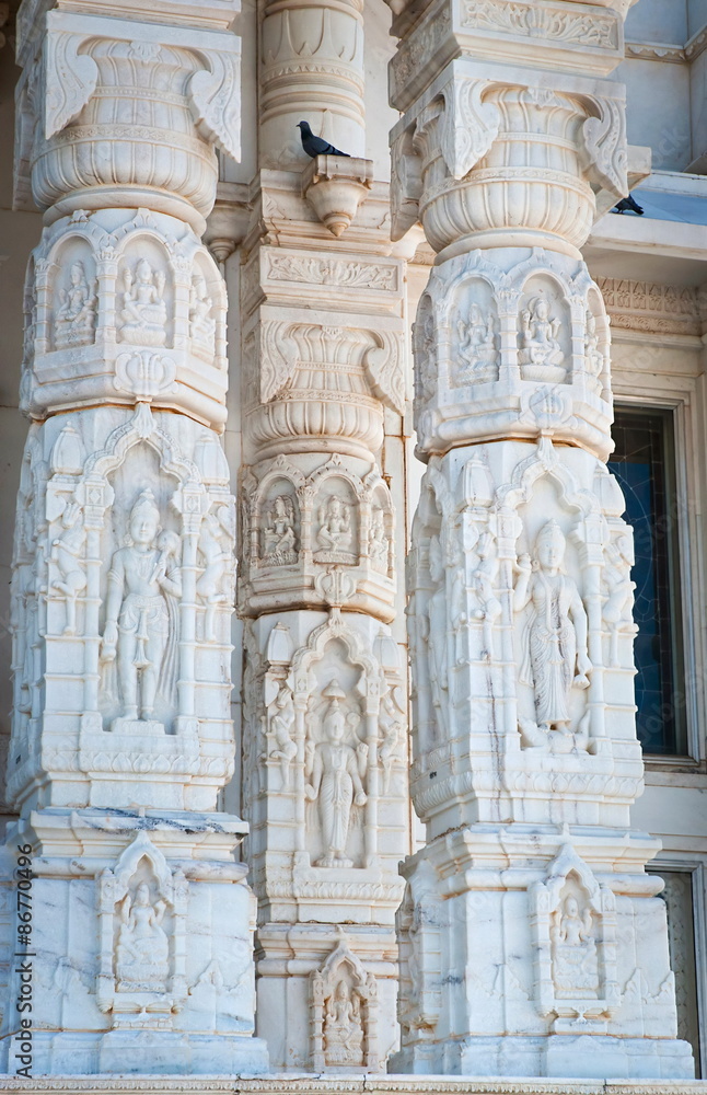 Birla Mandir (Laxmi Narayan) is a Hindu temple in Jaipur, India Birla Mandir (Laxmi Narayan) is a Hindu temple in Jaipur, India