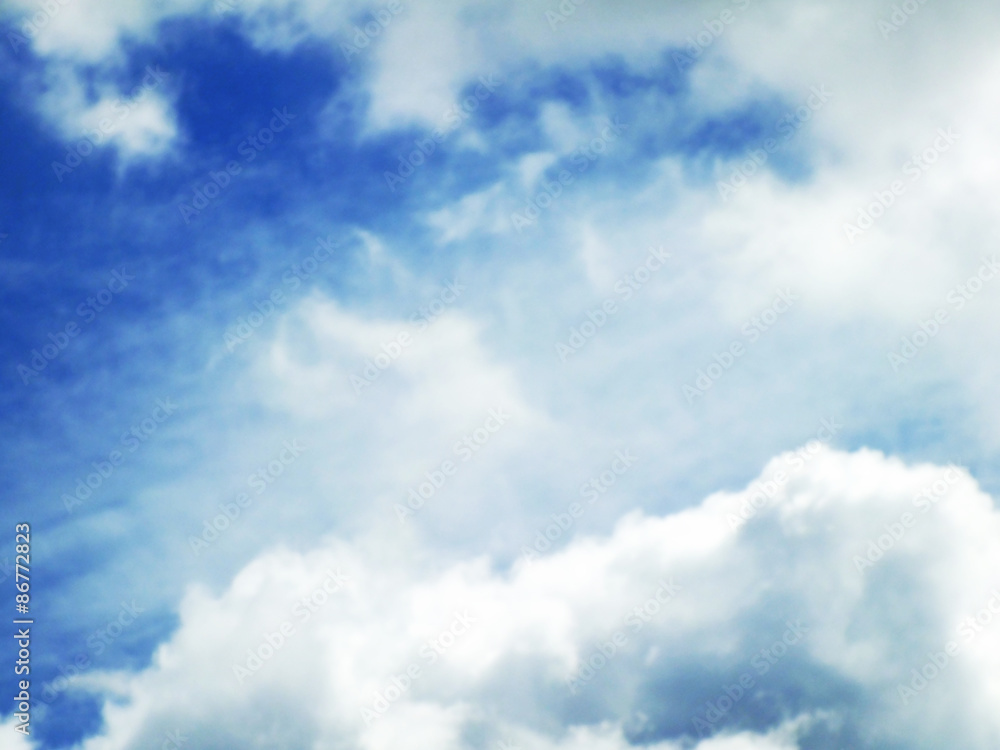 Obraz premium clouds with blue sky background