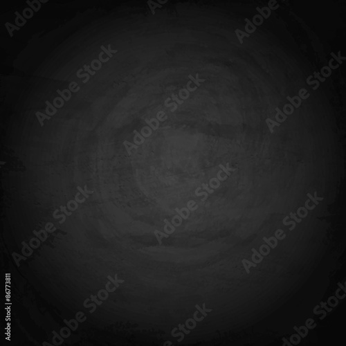 Black blank chalkboard background. Vector texture