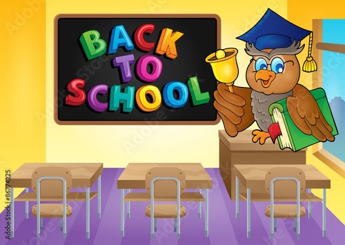 Owl teacher theme image 3