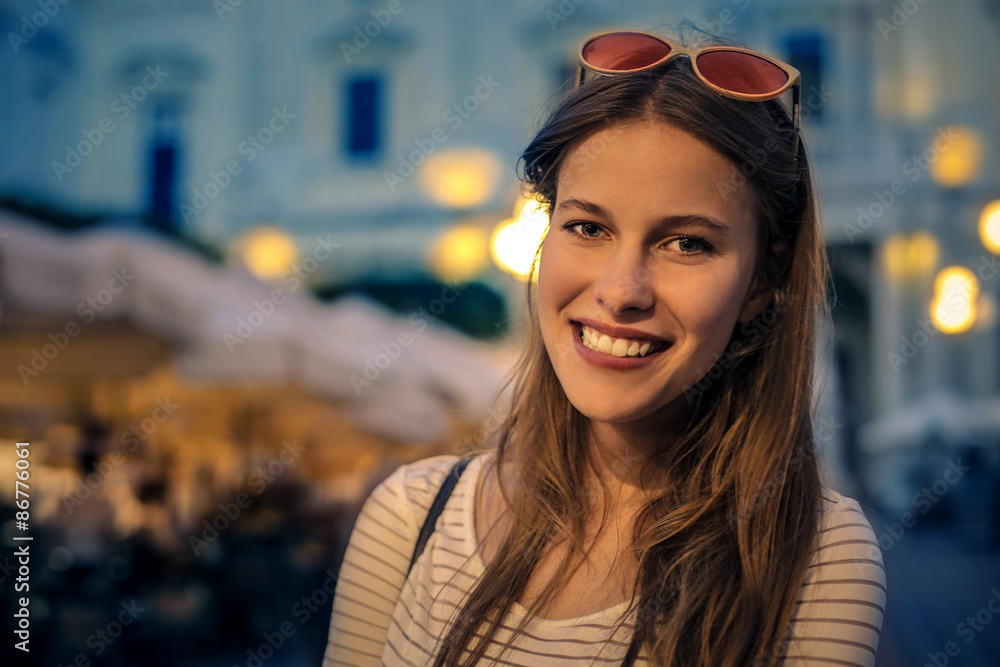 Smiling young girl Smiling young girl