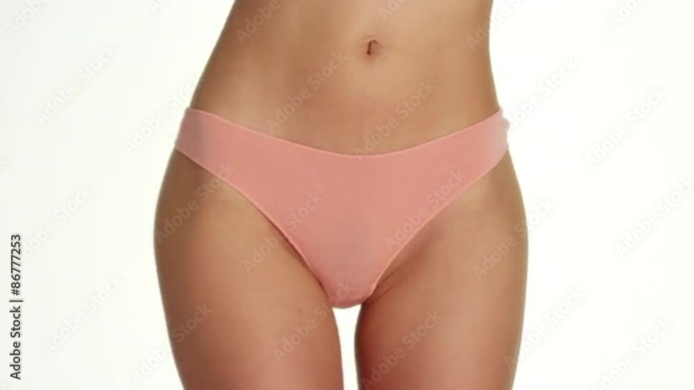 Woman in pink underwear Woman in pink underwear