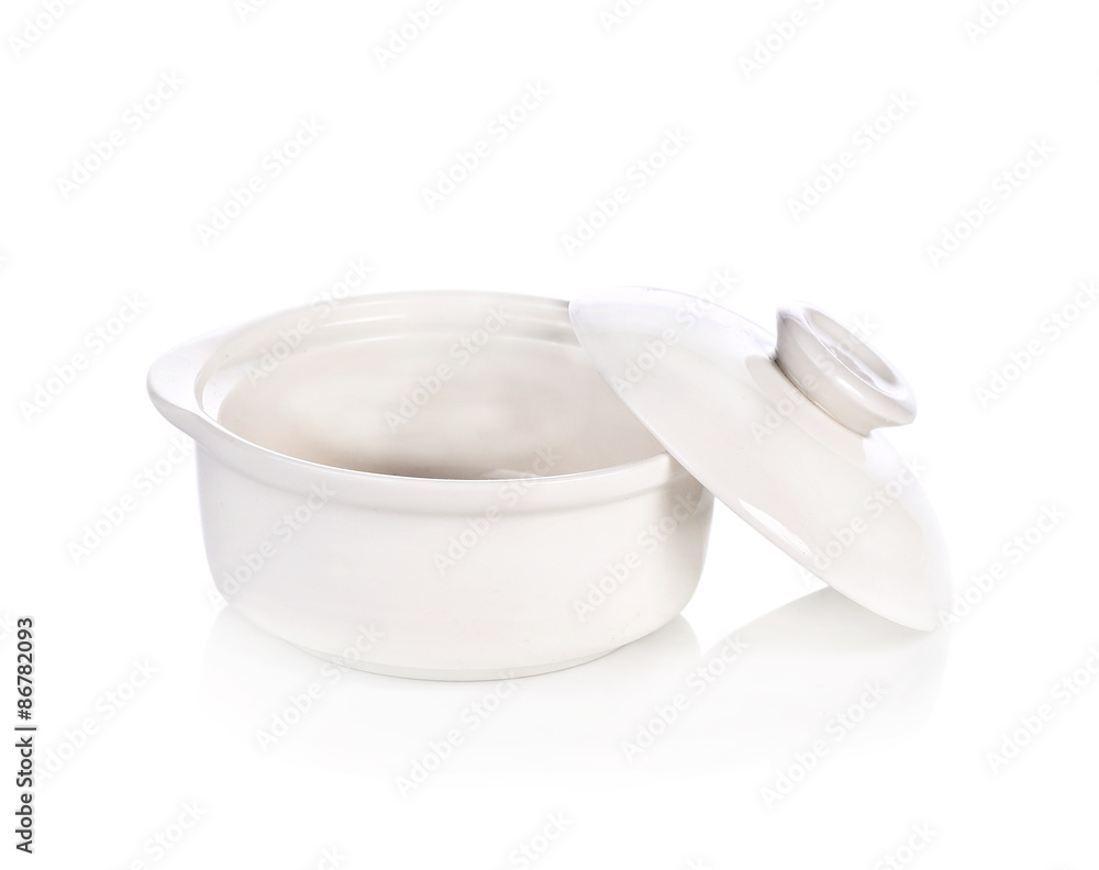 empty bowl isolated on white background empty bowl isolated on white background