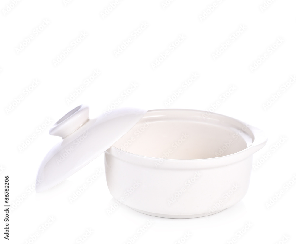 empty bowl isolated on white background empty bowl isolated on white background