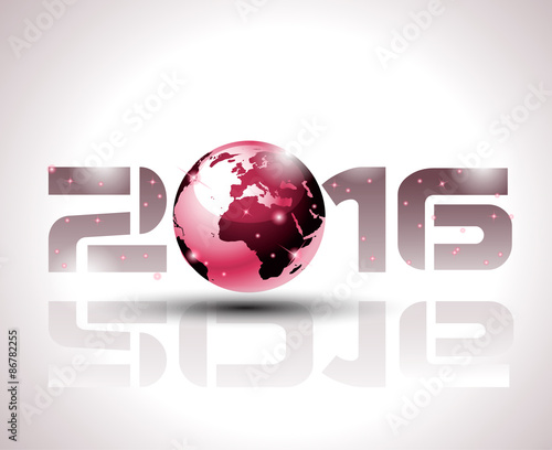 2016 Merry Chrstmas and Happy New Year Background