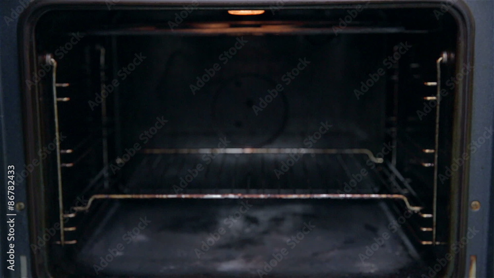 Chicken nuggets and French fries in oven Chicken nuggets and French fries in oven