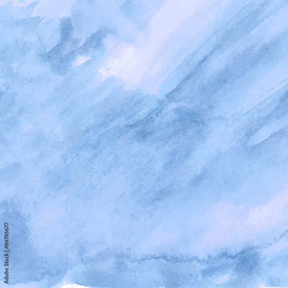 Obraz premium Light blue watercolor 