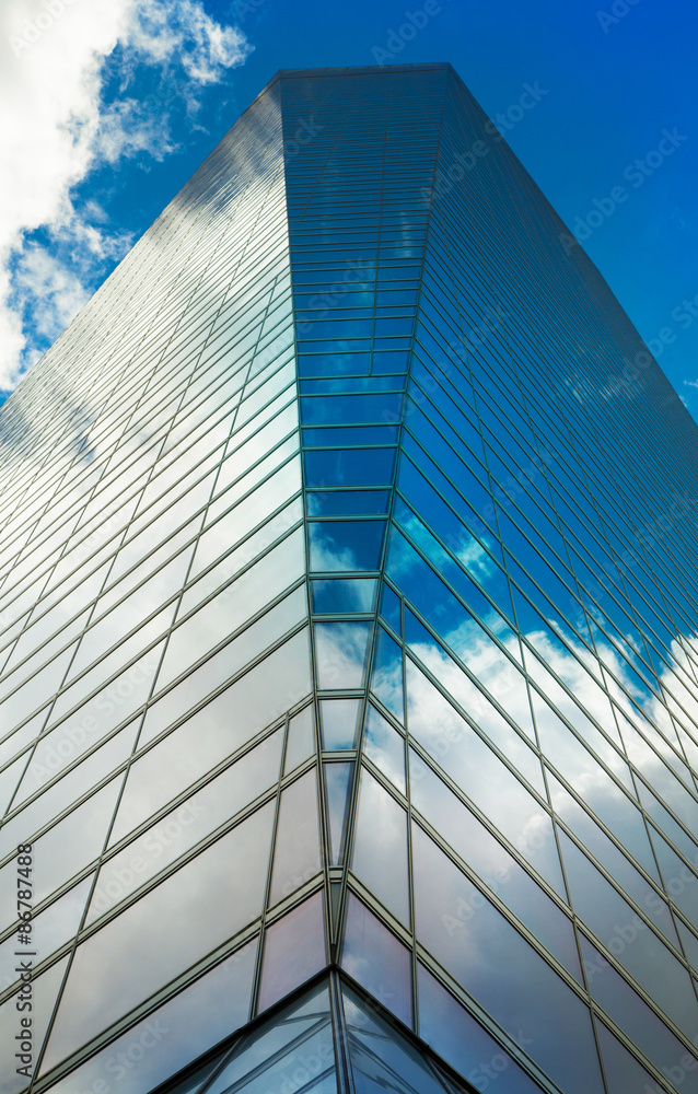 Obraz premium MADRID, SPAIN - MAY 28, 2015: Madrid city, business centre, Cuatro Torres