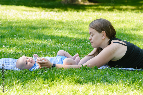 mother with newborn child