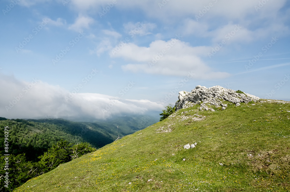 Obraz premium The Aralar Range