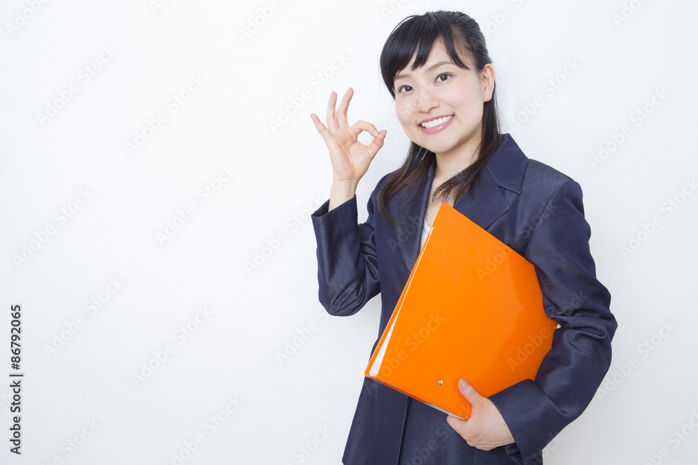 オッケーする女性