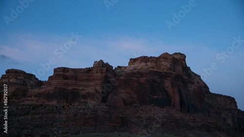 Wallpaper Mural desert buttes at sunset timelapse Torontodigital.ca
