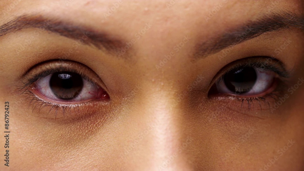Closeup of Mexican woman's beautiful eyes Closeup of Mexican woman's beautiful eyes