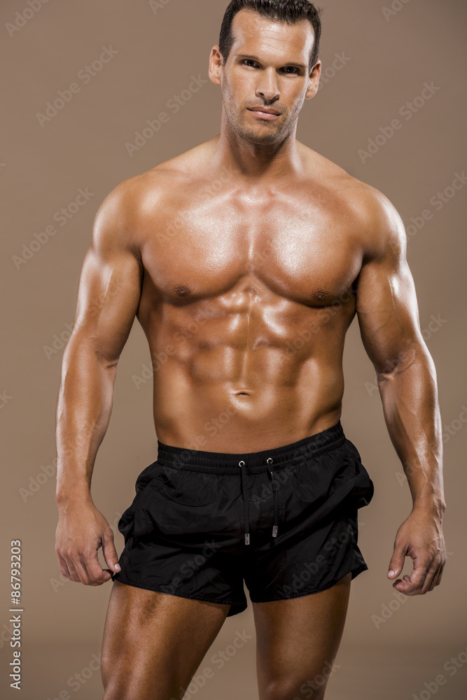 Fototapeta premium Muscle man