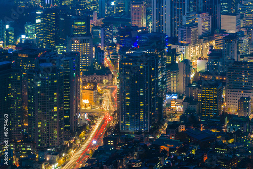 Wallpaper Mural Downtown skyline of Seoul, South Korea Torontodigital.ca