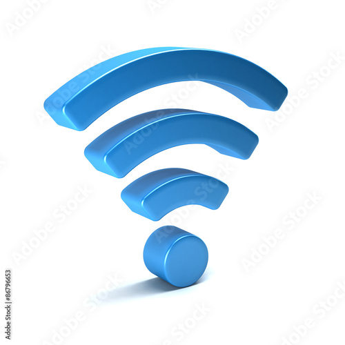 Wireless wifi 3D render isolated