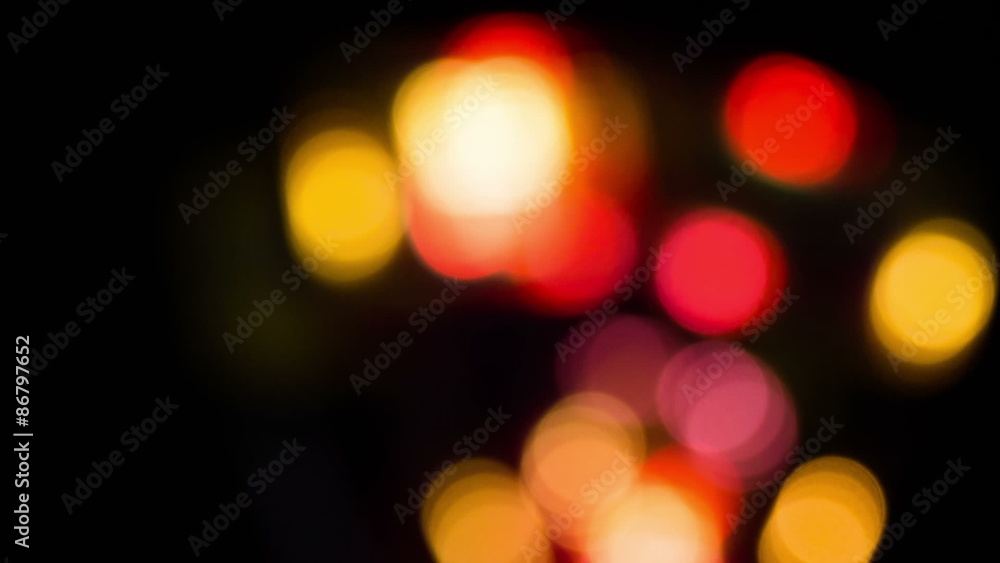 Blurred shining dancing lights at night Blurred shining dancing lights at night