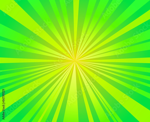 green burst,  starburst rays background vector design